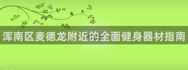 意昂3娱乐首页官网下载:浑南区麦德龙附近的全面健身器材指南
